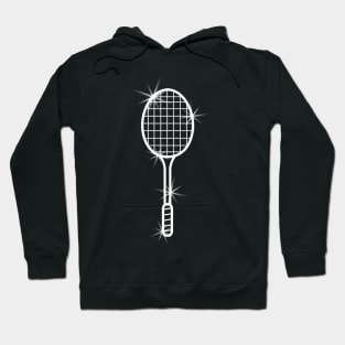 Badminton Racket Silhouette Hoodie